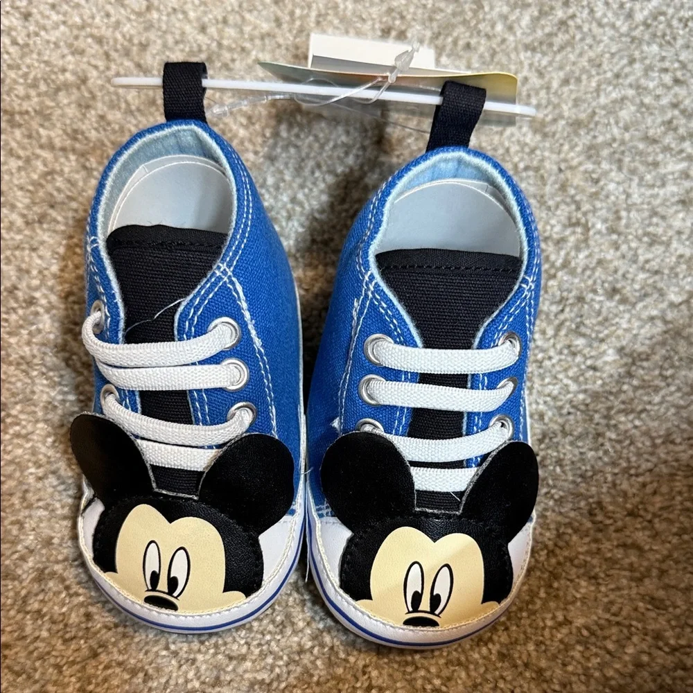 Disney Mickey Mouse Kids Sneakers - Red and Blue